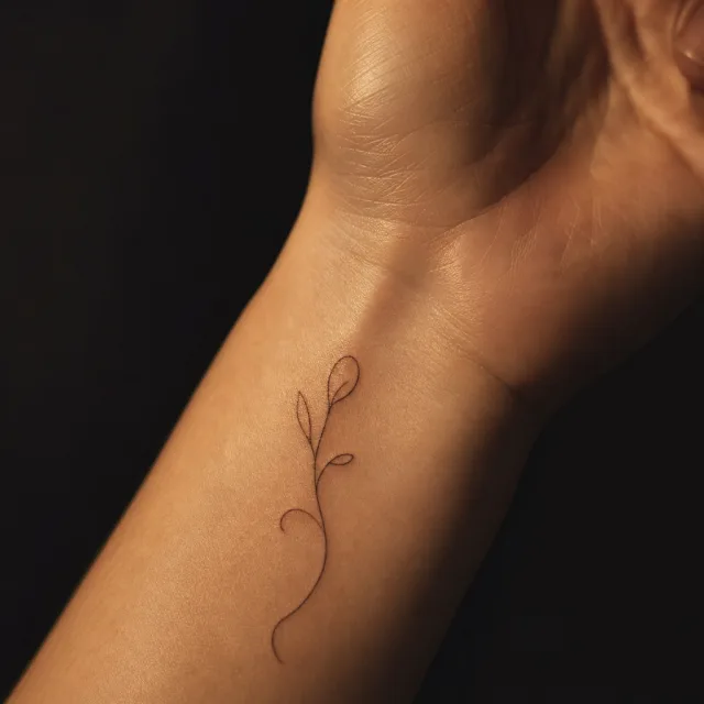 AI tattoo design previewed on a wrist