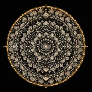 Real dotwork tattoo direction generated in the MyInk studio